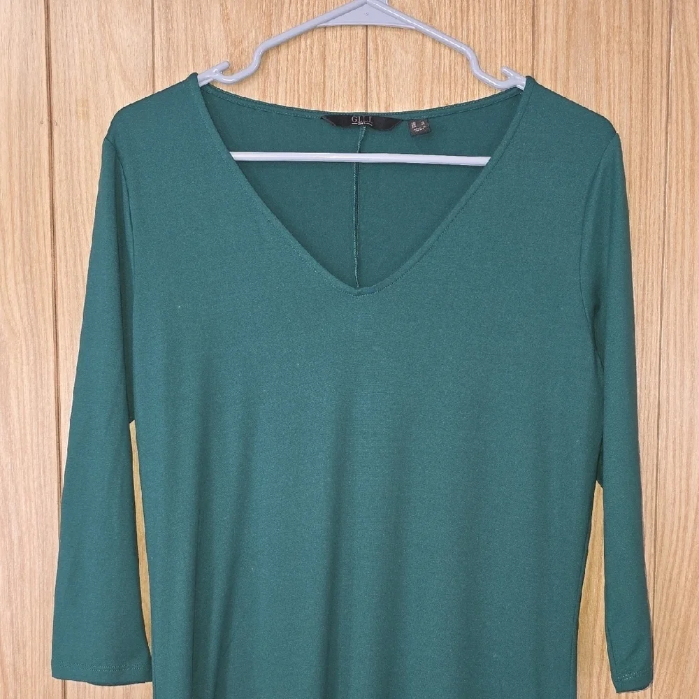 G.I.L.I. Green Long Sleeve Dress - Picture 3 of 7